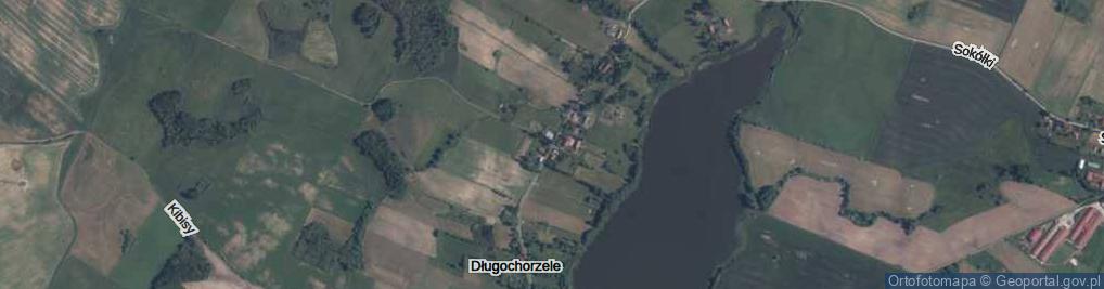 Zdjęcie satelitarne Długochorzele ul.