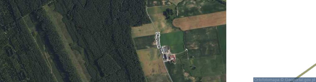 Zdjęcie satelitarne Długosze ul.