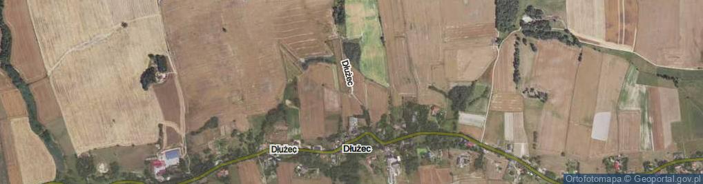 Zdjęcie satelitarne Dłużec ul.