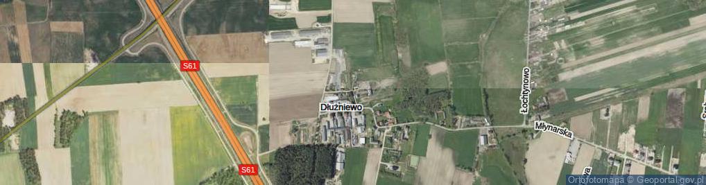 Zdjęcie satelitarne Dłużniewo ul.