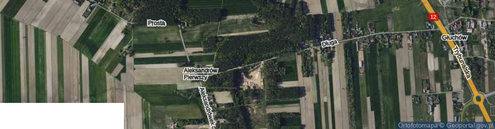 Zdjęcie satelitarne Długa ul.