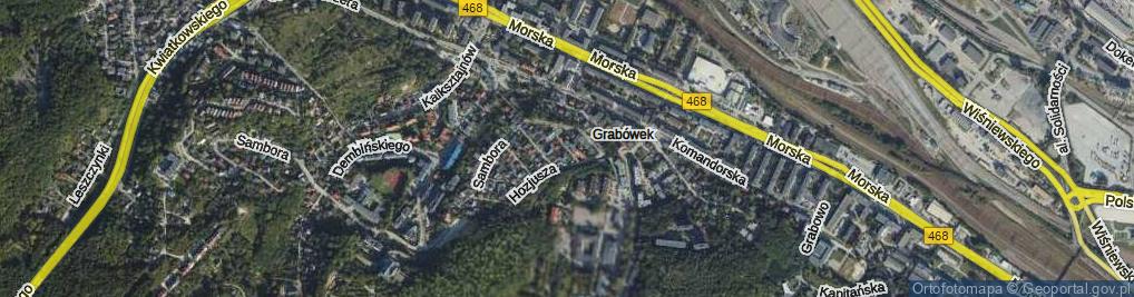 Zdjęcie satelitarne Długosza Jana ul.