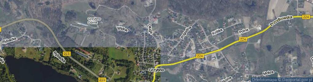 Zdjęcie satelitarne Długa ul.