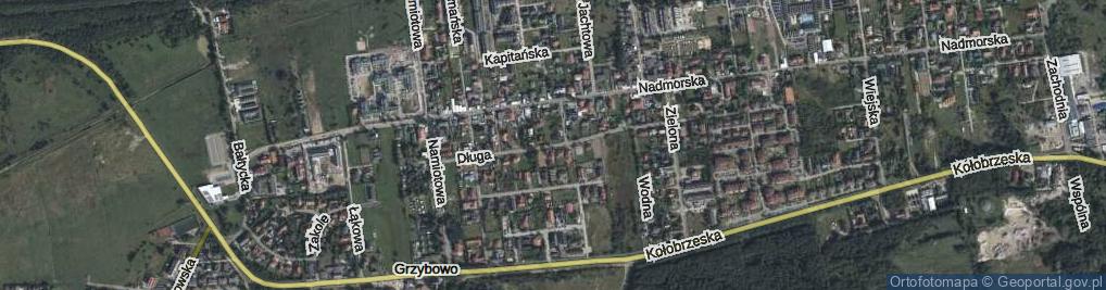 Zdjęcie satelitarne Długa ul.