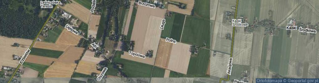 Zdjęcie satelitarne Długa ul.