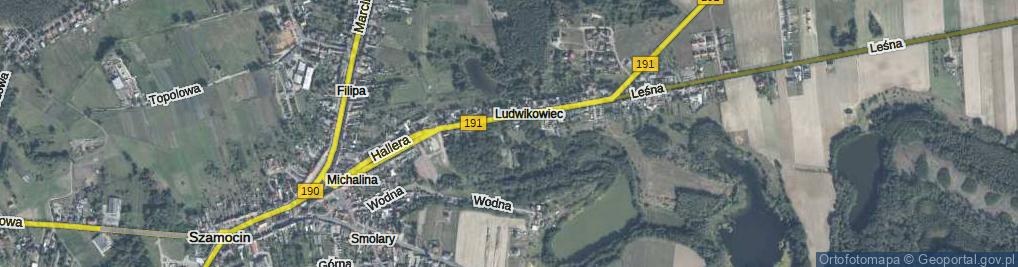 Zdjęcie satelitarne Długa Ulica Umarłych ul.