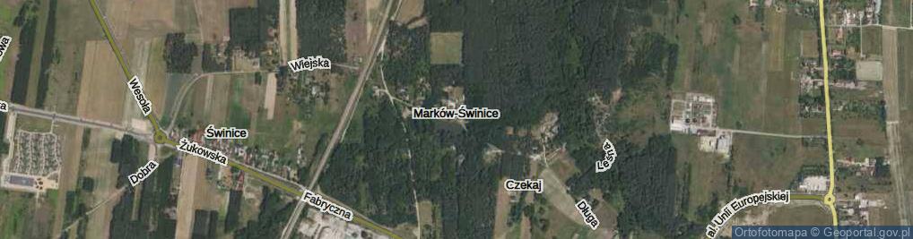 Zdjęcie satelitarne Długa ul.