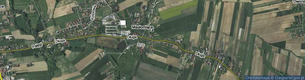 Zdjęcie satelitarne Długa ul.