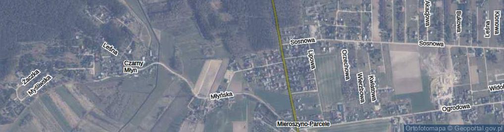Zdjęcie satelitarne Długa ul.