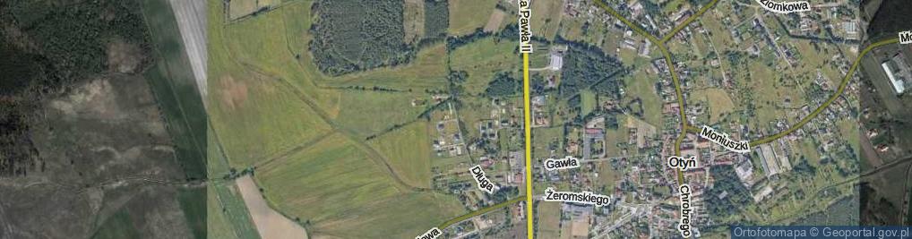 Zdjęcie satelitarne Długa ul.