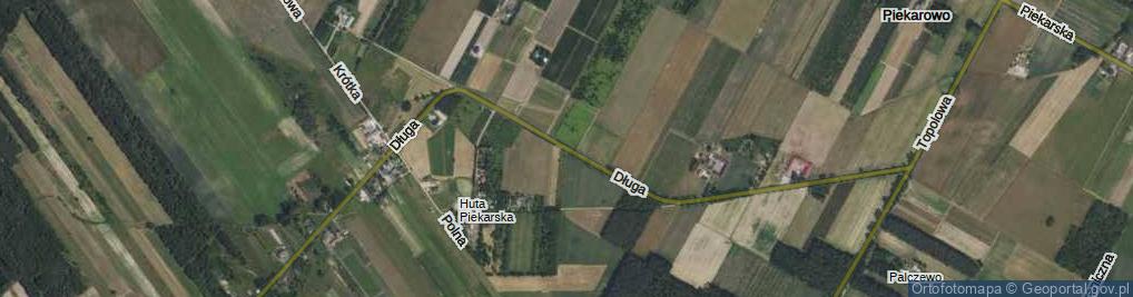 Zdjęcie satelitarne Długa ul.