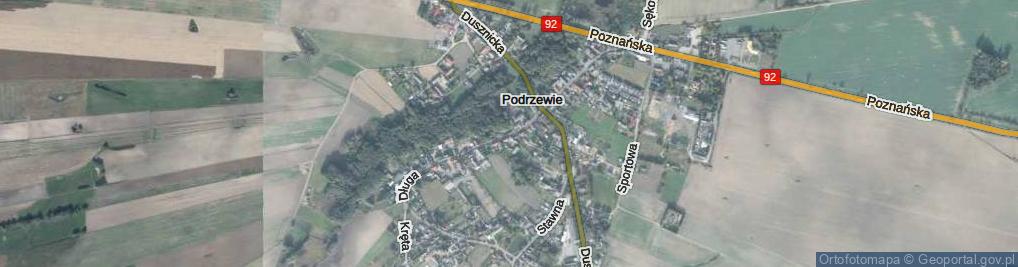 Zdjęcie satelitarne Długa ul.