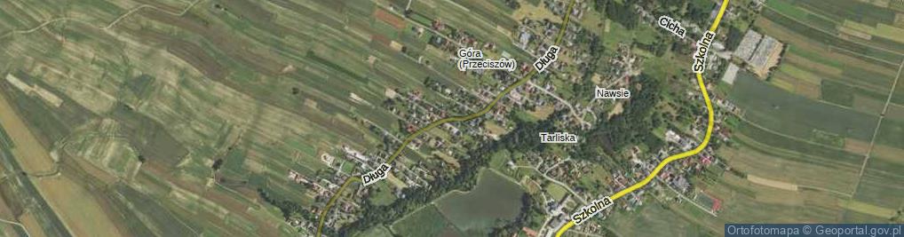 Zdjęcie satelitarne Długa ul.