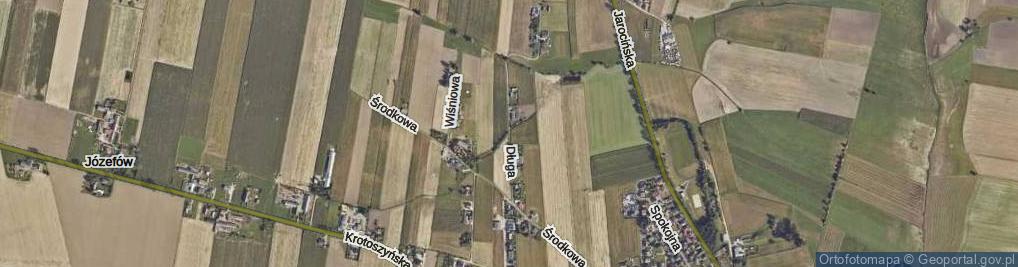 Zdjęcie satelitarne Długa ul.