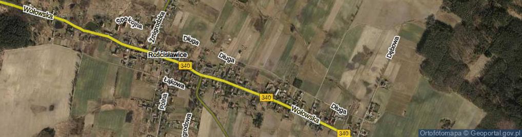 Zdjęcie satelitarne Długa ul.