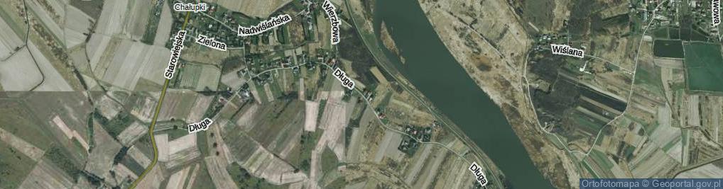 Zdjęcie satelitarne Długa ul.