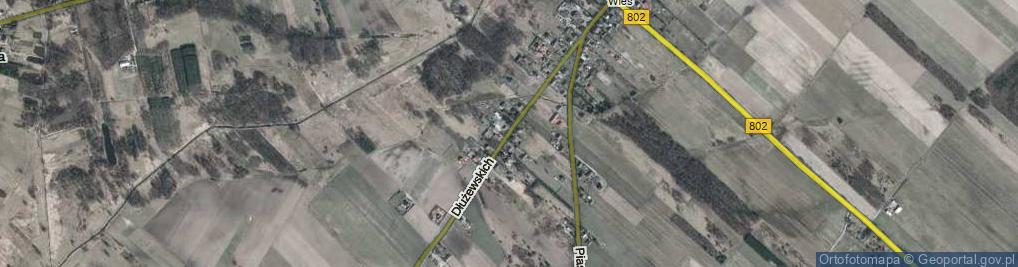 Zdjęcie satelitarne Dłużewskich ul.