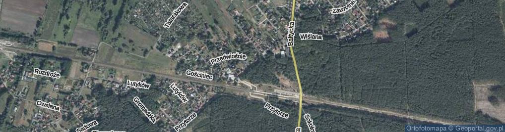 Zdjęcie satelitarne Długa ul.