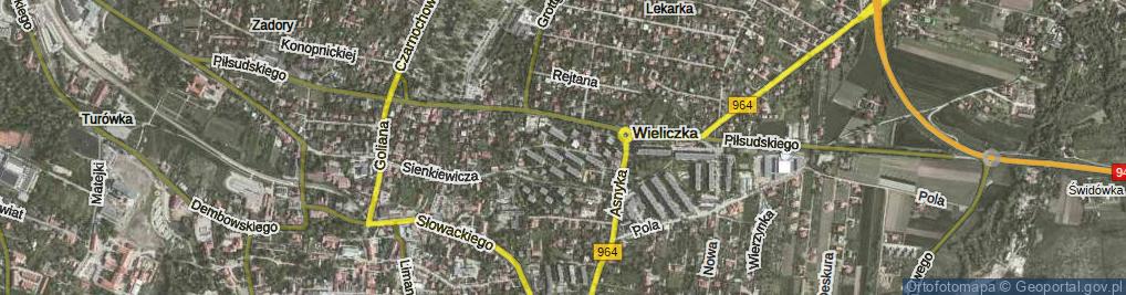 Zdjęcie satelitarne Długosza Alfonsa ul.