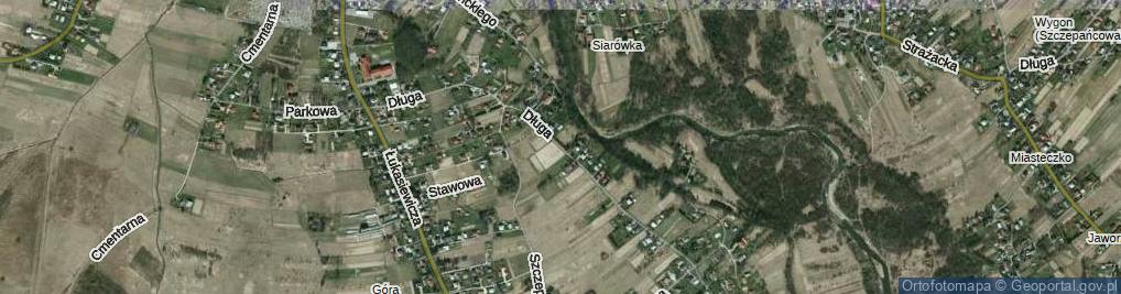Zdjęcie satelitarne Długa ul.