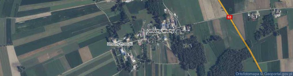 Zdjęcie satelitarne Dmochy-Wochy ul.