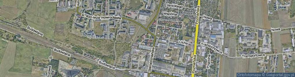 Zdjęcie satelitarne Dmowskiego Romana ul.