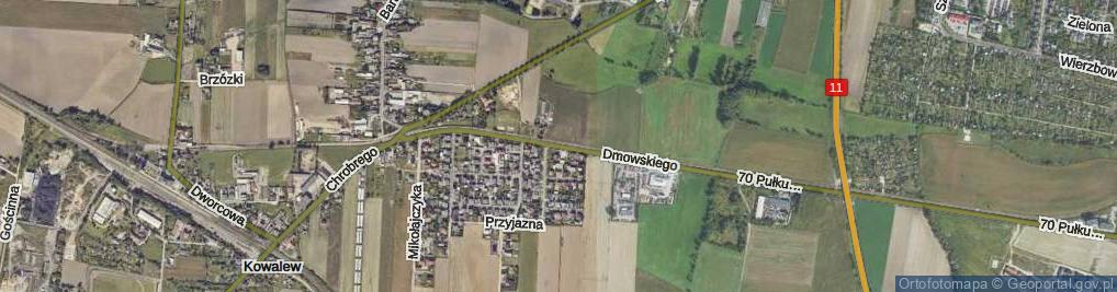 Zdjęcie satelitarne Dmowskiego Romana ul.