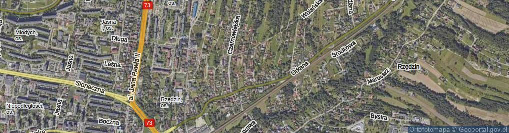 Zdjęcie satelitarne Dmowskiego Romana ul.