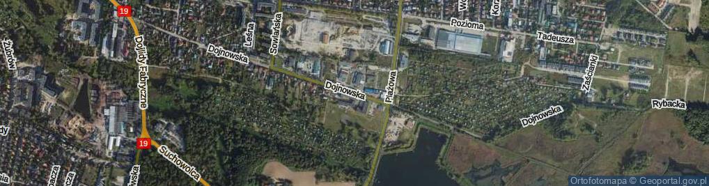 Zdjęcie satelitarne Dojnowska ul.