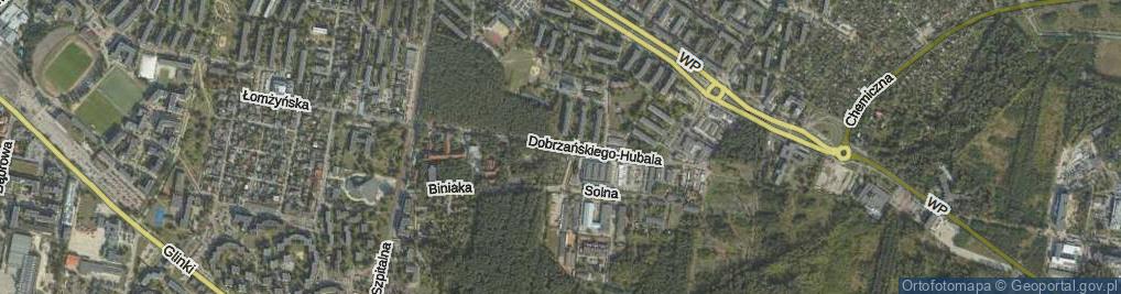 Zdjęcie satelitarne Dobrzańskiego-Hubala Henryka, mjr. ul.