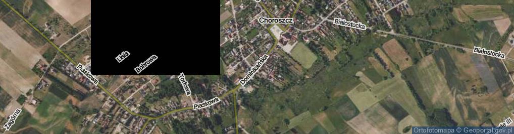 Zdjęcie satelitarne Dominikańska ul.