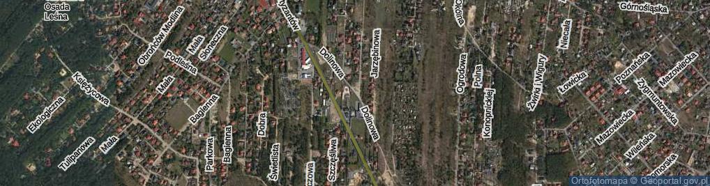 Zdjęcie satelitarne Dolinowa ul.