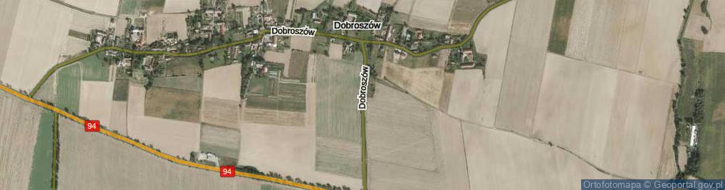 Zdjęcie satelitarne Dobroszów ul.
