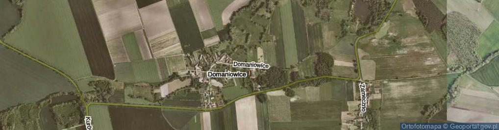 Zdjęcie satelitarne Domaniowice ul.
