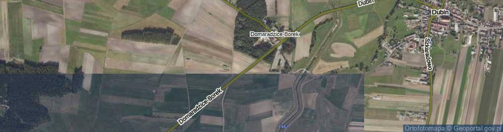 Zdjęcie satelitarne Domaradzice-Borek ul.