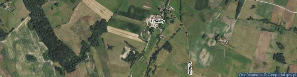 Zdjęcie satelitarne Dowiaty ul.