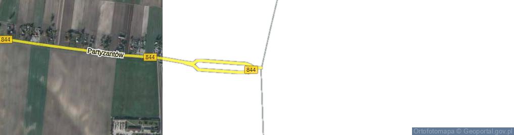 Zdjęcie satelitarne Dołhobyczów- Uhrynów ul.