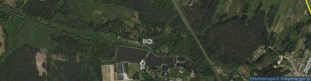 Zdjęcie satelitarne Doły ul.