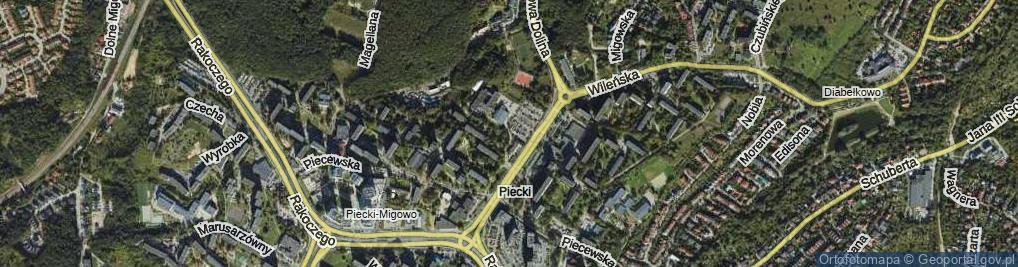 Zdjęcie satelitarne Dobrowolskiego Antoniego ul.