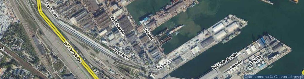 Zdjęcie satelitarne Dokowa ul.