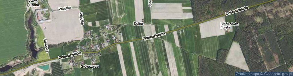 Zdjęcie satelitarne Dobrodzieńska ul.