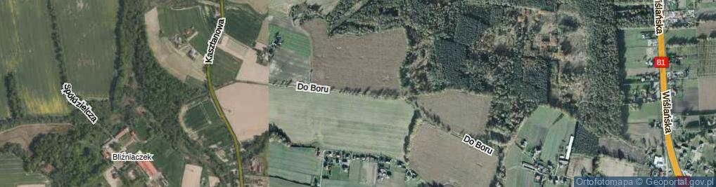 Zdjęcie satelitarne Do Boru ul.