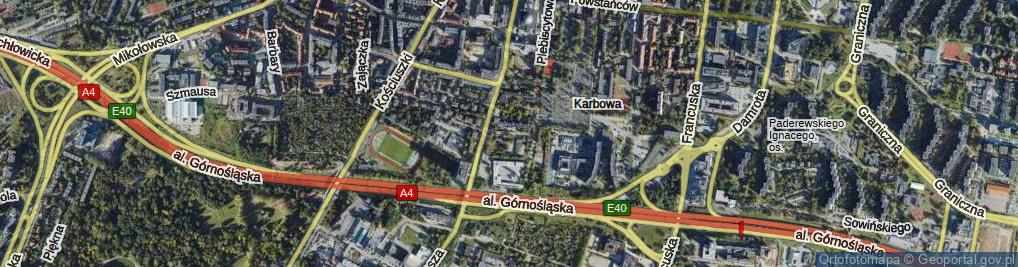 Zdjęcie satelitarne Domina Czesława, bp. ul.