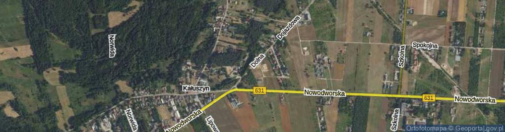 Zdjęcie satelitarne Dolna ul.