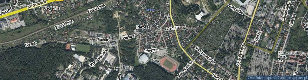 Zdjęcie satelitarne Dolna ul.