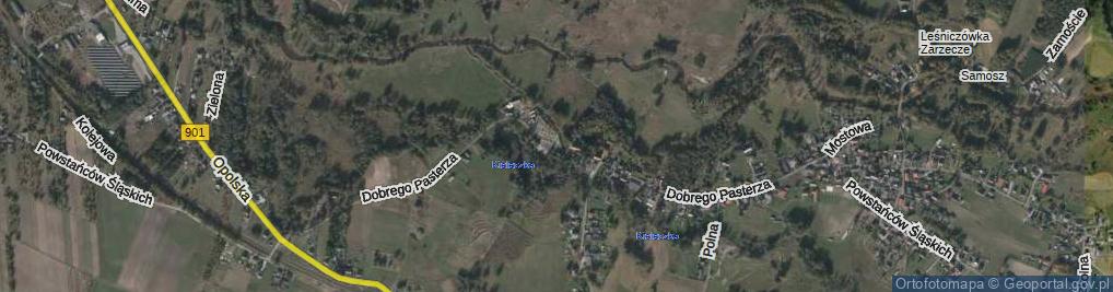 Zdjęcie satelitarne Dobrego Pasterza ul.