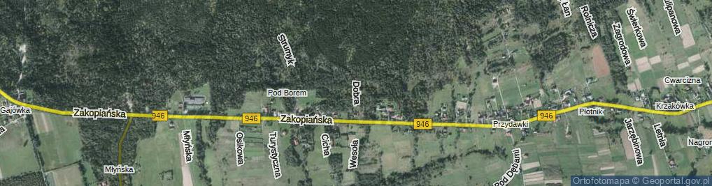 Zdjęcie satelitarne Dobra ul.