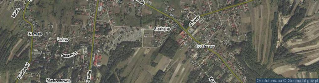 Zdjęcie satelitarne Dominikańska ul.