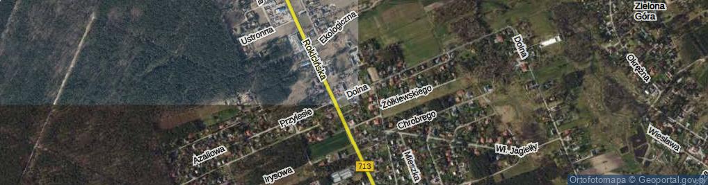 Zdjęcie satelitarne Dolna ul.