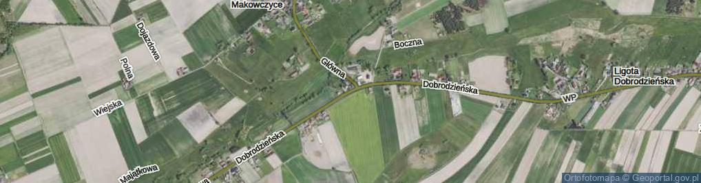 Zdjęcie satelitarne Dobrodzieńska ul.